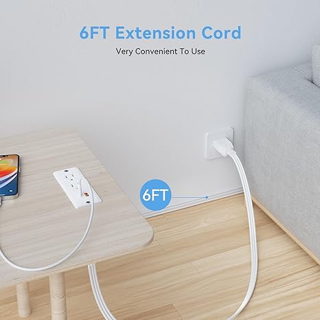 Recessed Power Strip with 20W USB C