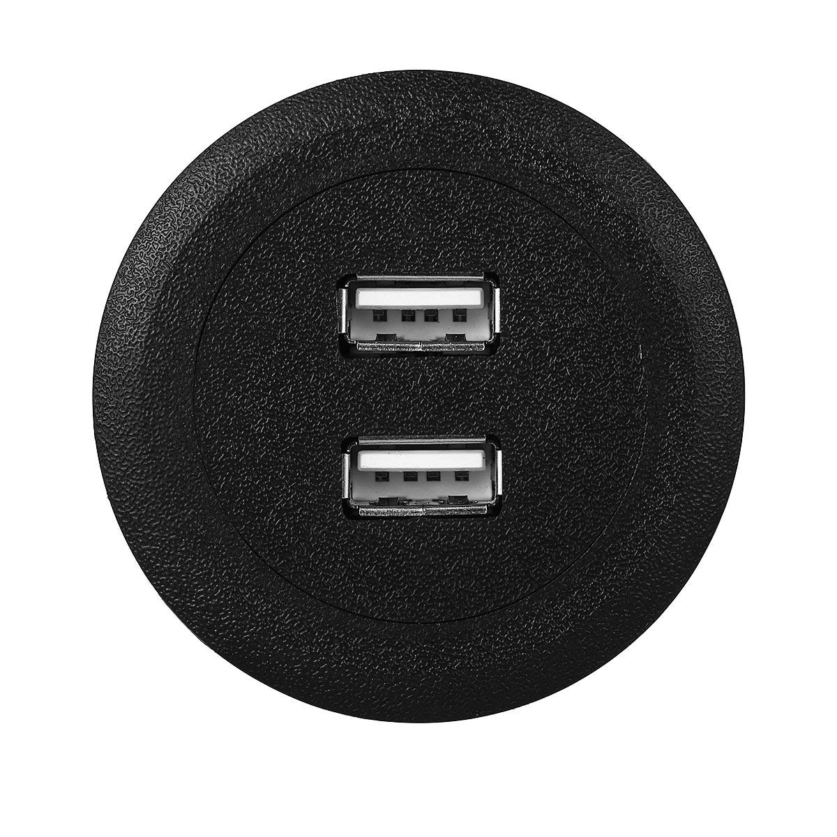 Mini Power Hub Grommet Desktop Build-In USB Charger