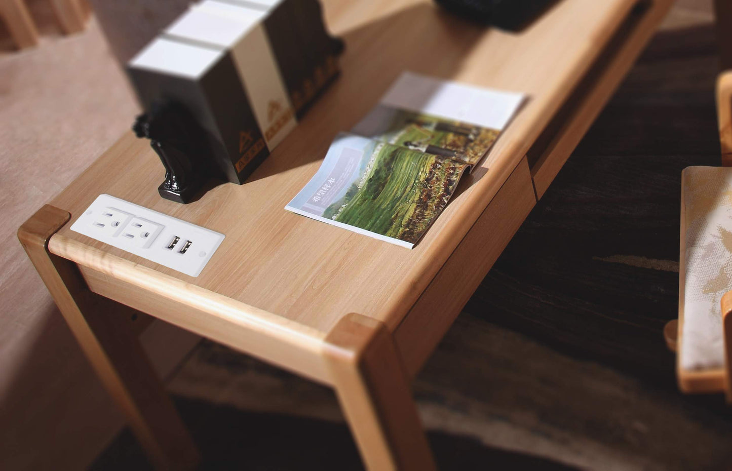 Desktop Power Grommet 2-Socket and 2-USB