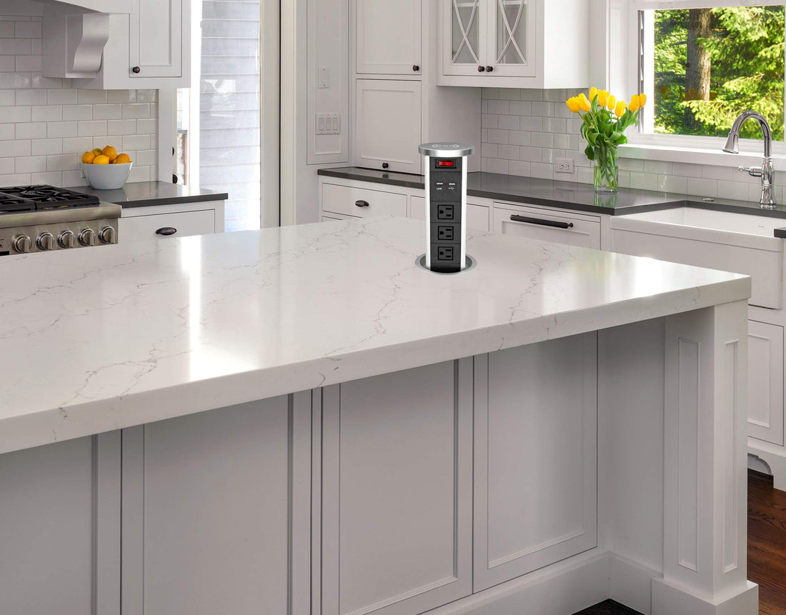 Pop up Power Socket with Wireless Charger