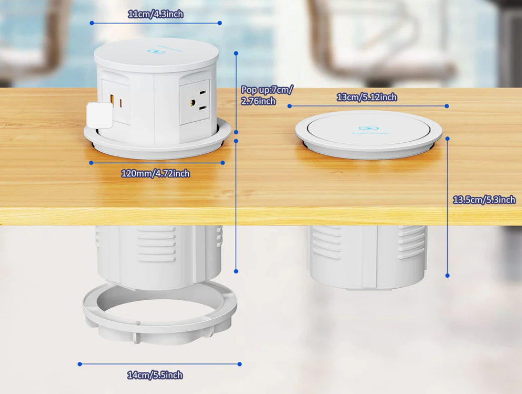 Hidden outlet wireless charging fit and compatibility guide