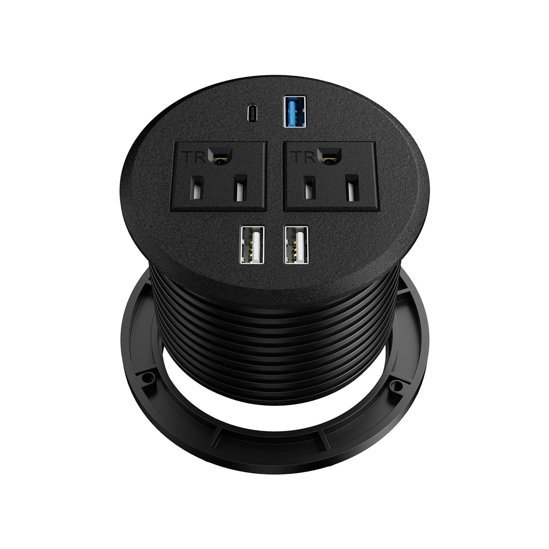 Desk Power Grommet Outlet with 20W USB-C PD product photo