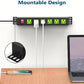 6 Outlets Wall Mount Power Strip with 6 FT