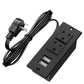 Desk Power Grommet Outlet with USB, 2 AC Outlets & 2 USB Ports
