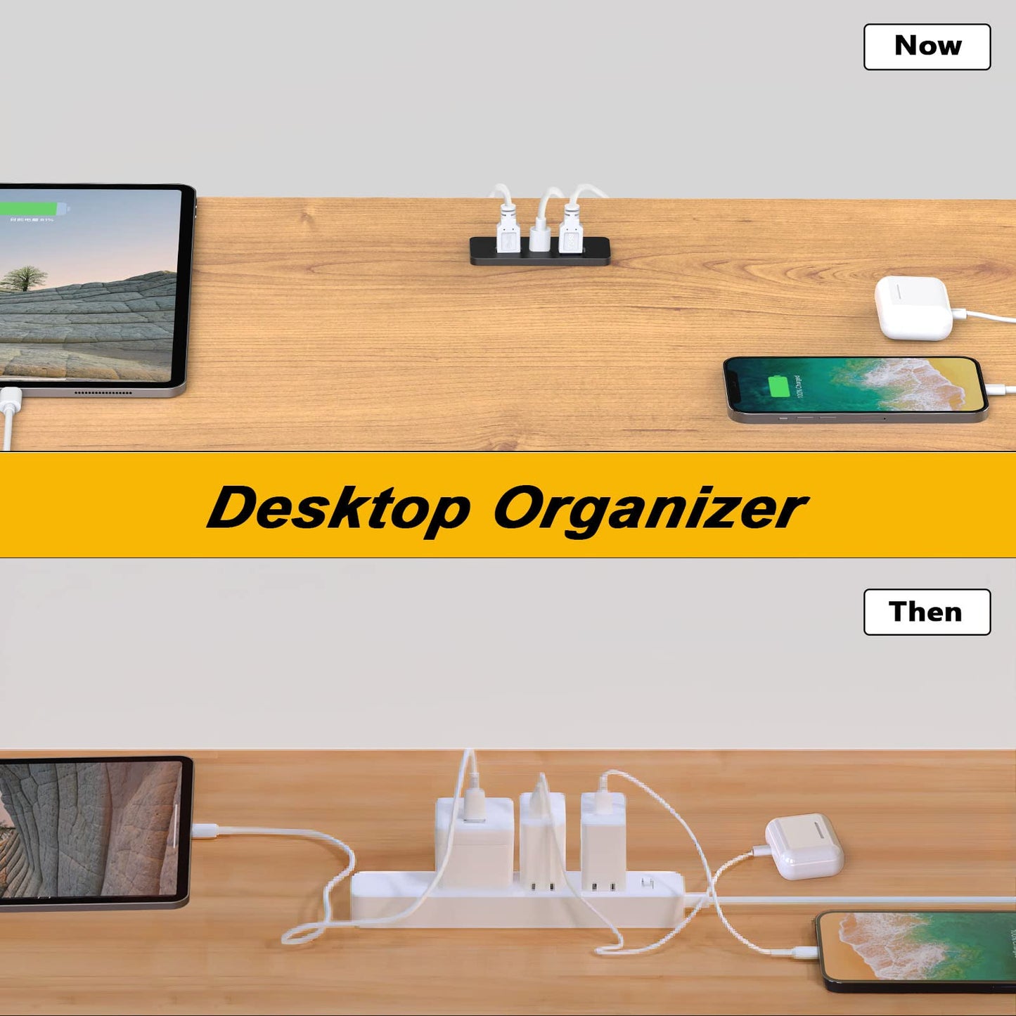 Recessed USB Hub Block Charging Station with PD 20W USB C