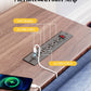 Recessed Power Strip USB C 40W, 3 AC Outlets & 4 USB Ports