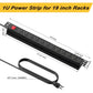 12 Outlets Rack PDU Power Strip Surge Protector with 6FT Cord