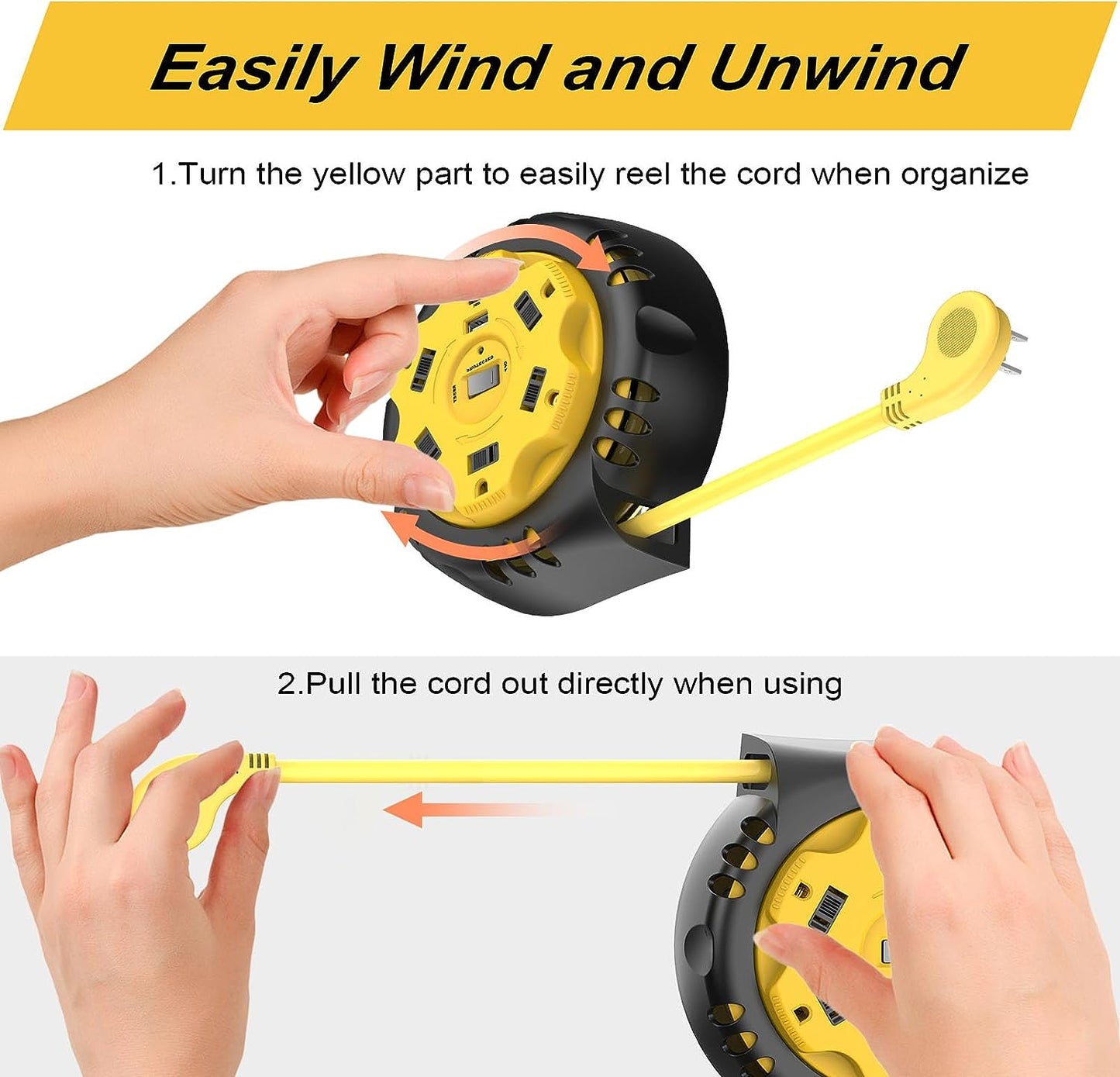 Extension Cord Reel Retractable