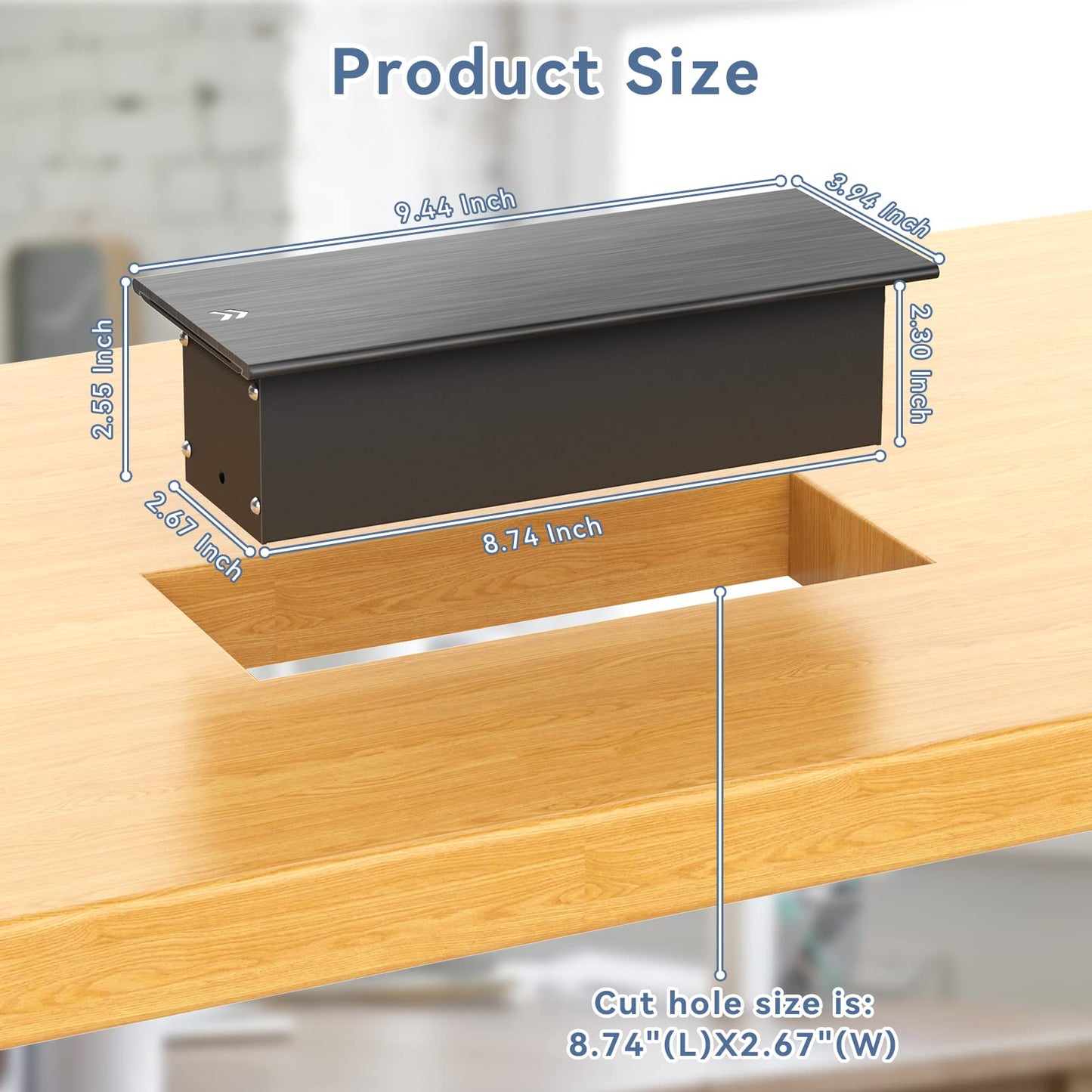 Desktop Power Grommet with USB Ports