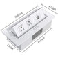 Pop Up Power Cover Box Desktop Socket with Dual USB Charging Ports